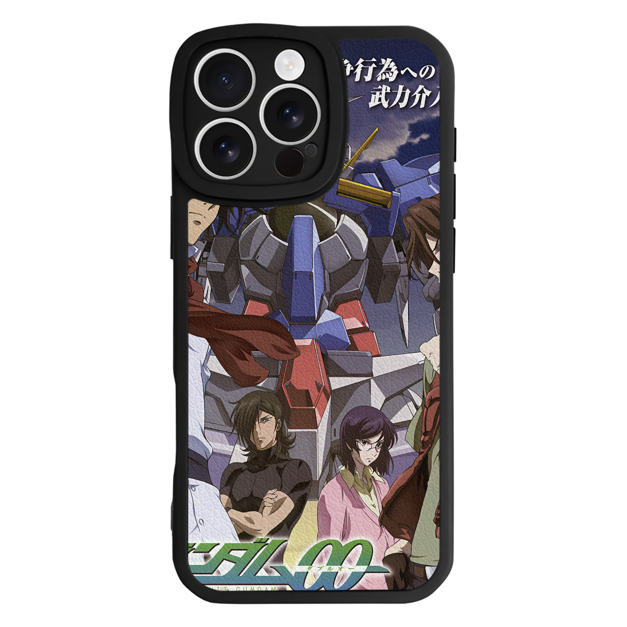 （画像用） 機動戦士ガンダム Mobile Suit Gundam 【iPhone 16シリーズ対応】シリコンスマホケース（レザー調） 材質：シリコン